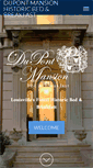 Mobile Screenshot of dupontmansion.com